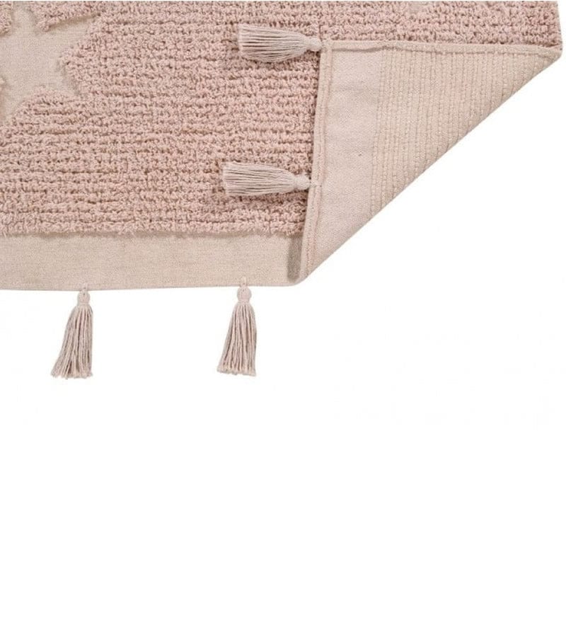 Lorena Canals Hippy Stars Rug - Vintage Nude (4'x 5'9") - C-HI-ST-VINTNU