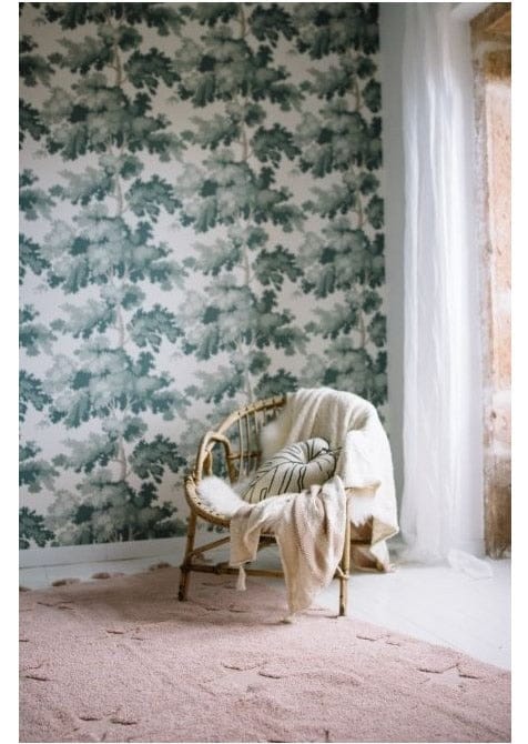 Lorena Canals Knitted Blanket Stripes Natural - Vintage Nude (4'2" x 5') - BLC-STRIPE-VNU