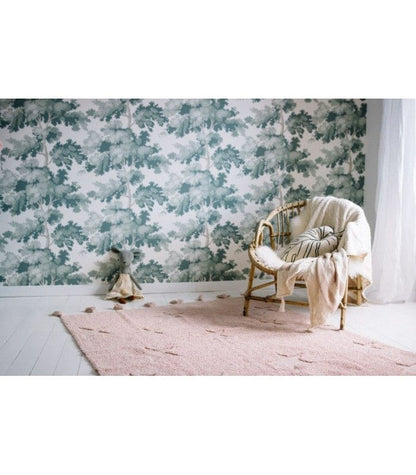 Lorena Canals Knitted Blanket Stripes Natural - Vintage Nude (4'2" x 5') - BLC-STRIPE-VNU