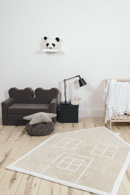 Lorena Canals Little House Silhouette Rug - Day (4' x 5' 3") - C-CASITA