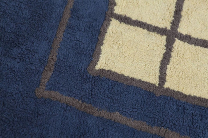 Lorena Canals Little House Silhouette Rug - Night (4' x 5' 3") - C-CASITA-NIGHT