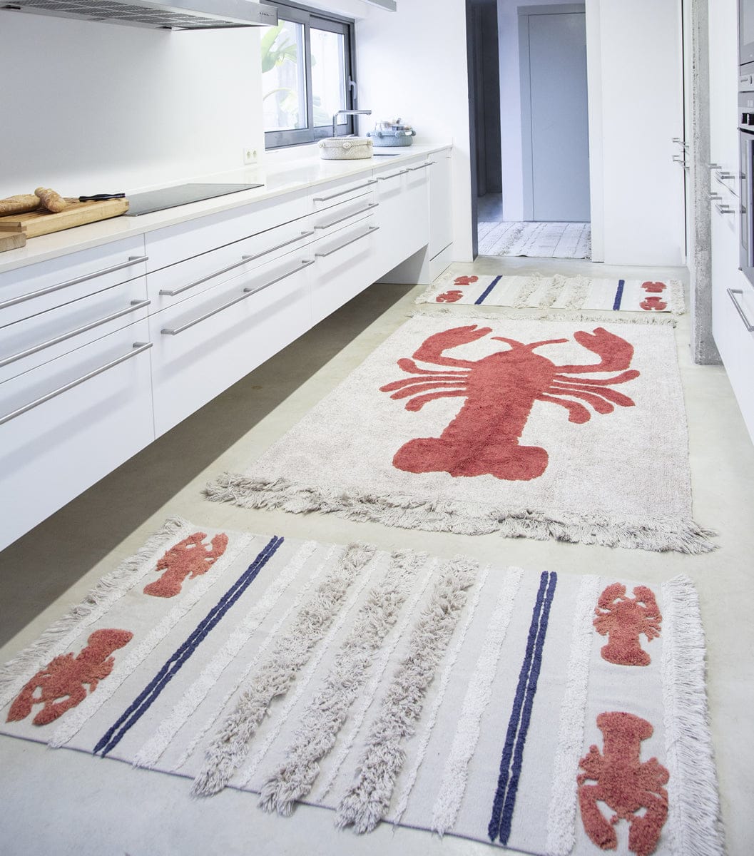 Lorena Canals Lobster Rug (6'7" x 4'7") - C-LOBSTER