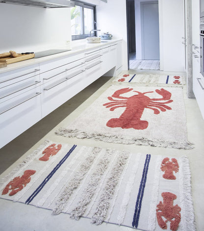 Lorena Canals Lobster Rug (6'7" x 4'7") - C-LOBSTER