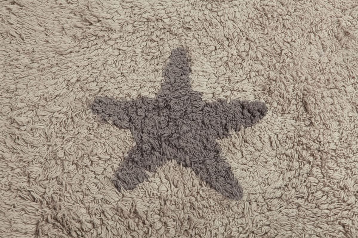 Lorena Canals Messy Stars Rug - Dark Grey (4' x 5' 3") - C-L-SG