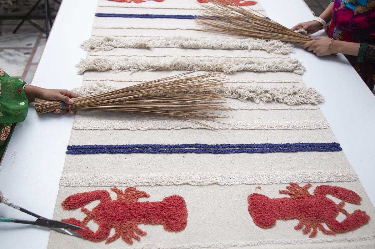 Lorena Canals Mini Lobster Rug (4'7" x 2'8") - C-MINILOB-XS