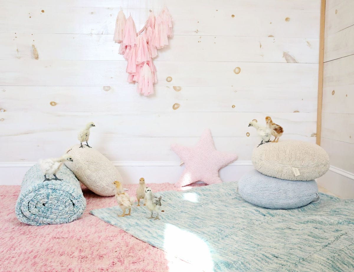 Lorena Canals Mix Rug, Aarty - Flamingo Pink (3' x 5' 3") - C-MIX-S-AARTY