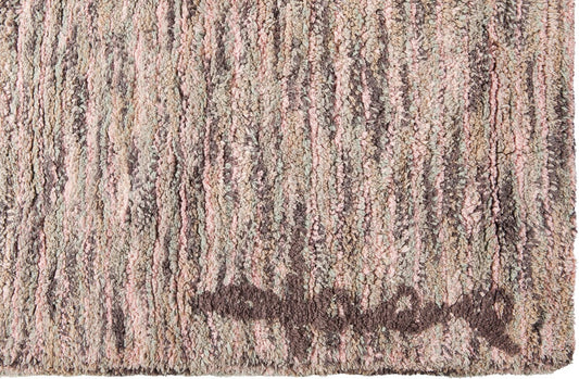 Lorena Canals Mix Rug, Nancy - Linen/Pink (3' x 5' 3") - C-MIX-S-NANCY