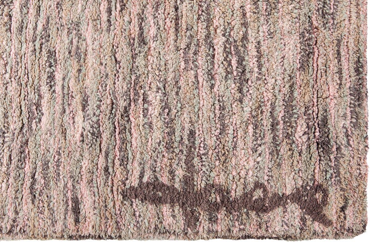 Lorena Canals Mix Rug, Nancy - Linen/Pink (4' x 5' 3") - C-MIX-NANCY