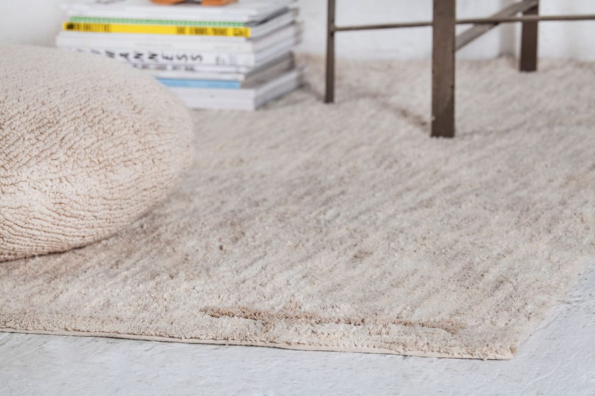 Lorena Canals Mix Rug, Ritika - Sand Beige (4' x 5' 3") - C-MIX-RITIKA