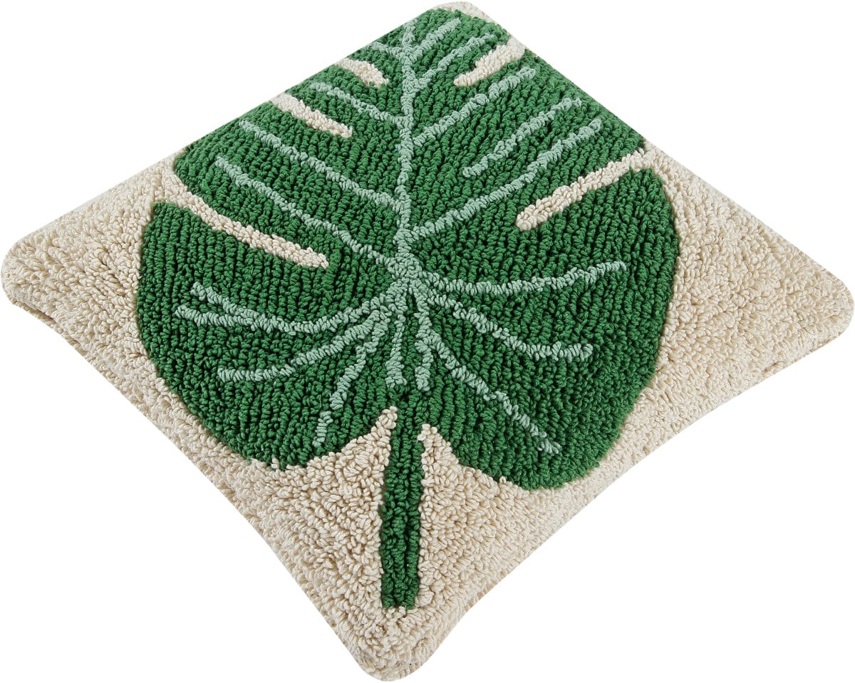 Lorena Canals Monstera Cushion (1' 3'' x 1' 3'') - SC-MONSTERA
