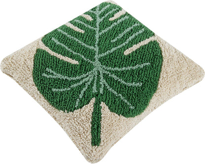 Lorena Canals Monstera Cushion (1' 3'' x 1' 3'') - SC-MONSTERA
