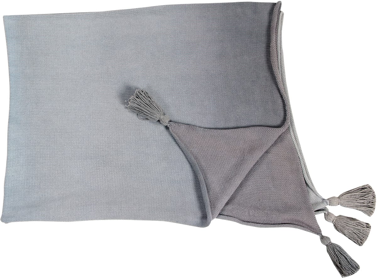 Lorena Canals Ombré Blanket - Grey (4' x 6') - BLC-DE-GREY-H