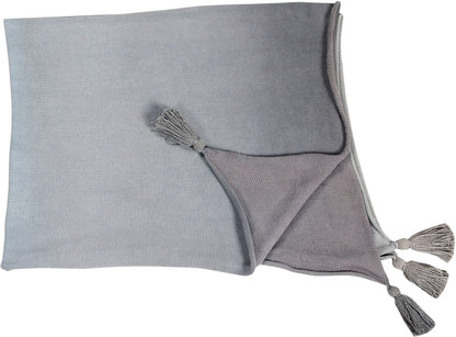 Lorena Canals Ombré Blanket - Grey (4' x 6') - BLC-DE-GREY-H