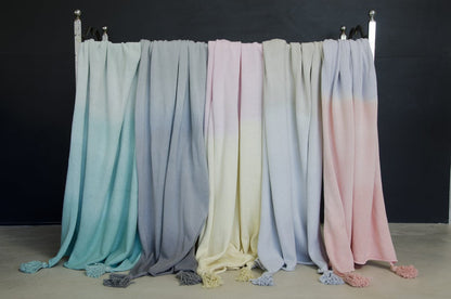 Lorena Canals Ombré Blanket - Grey (4' x 6') - BLC-DE-GREY-H