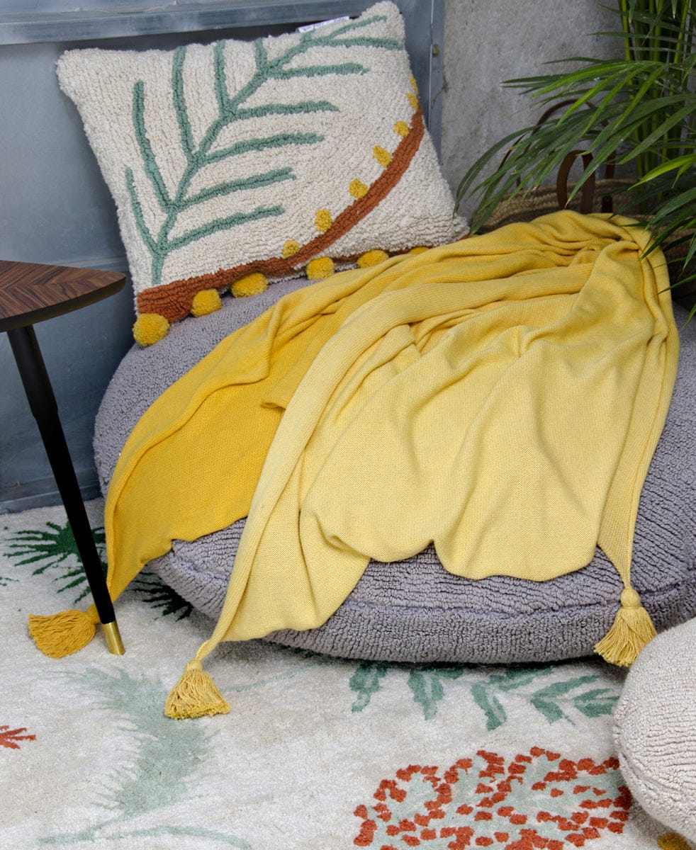 Lorena Canals Ombré Blanket - Mustard (4' x 6') - BLC-DE-MUST-H