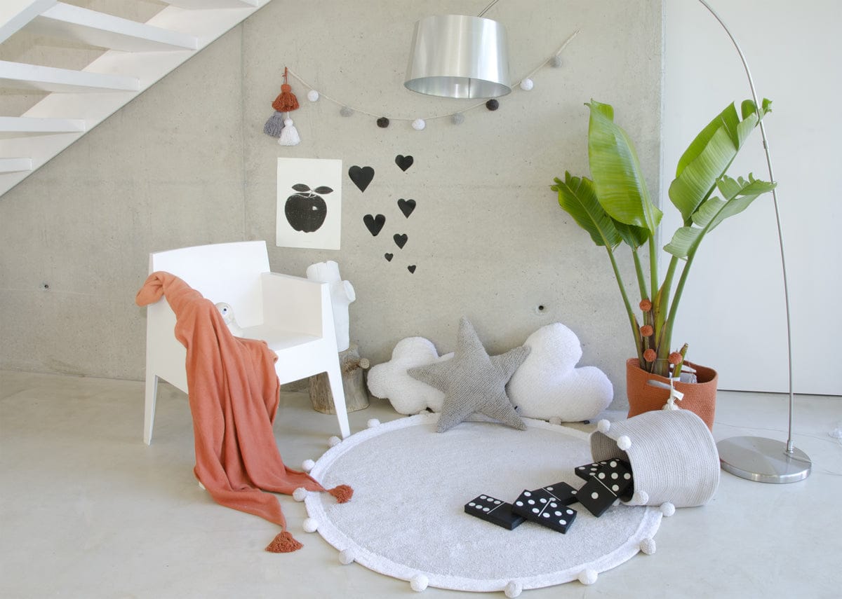 Lorena Canals Ombré Blanket - Terracota (4' x 6') - BLC-DE-TERRA-H