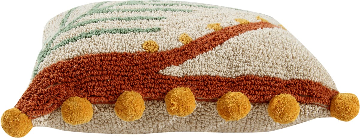 Lorena Canals Palm Cushion (1' 3'' x 1' 7'')