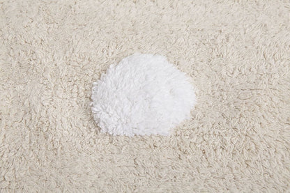 Lorena Canals Polka Dots Rug - Beige (4' x 5' 3") - C-00088