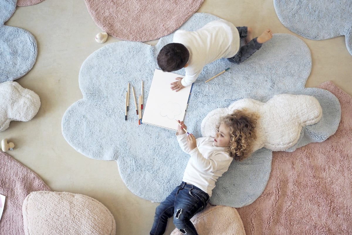 Lorena Canals Puffy Rug - Dream Blue (5' 3'' x 6') - C-PUFFY-DREAM