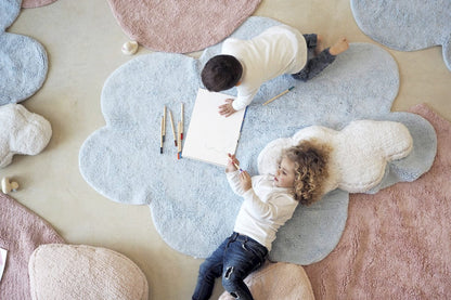 Lorena Canals Puffy Rug - Dream Blue (5' 3'' x 6') - C-PUFFY-DREAM