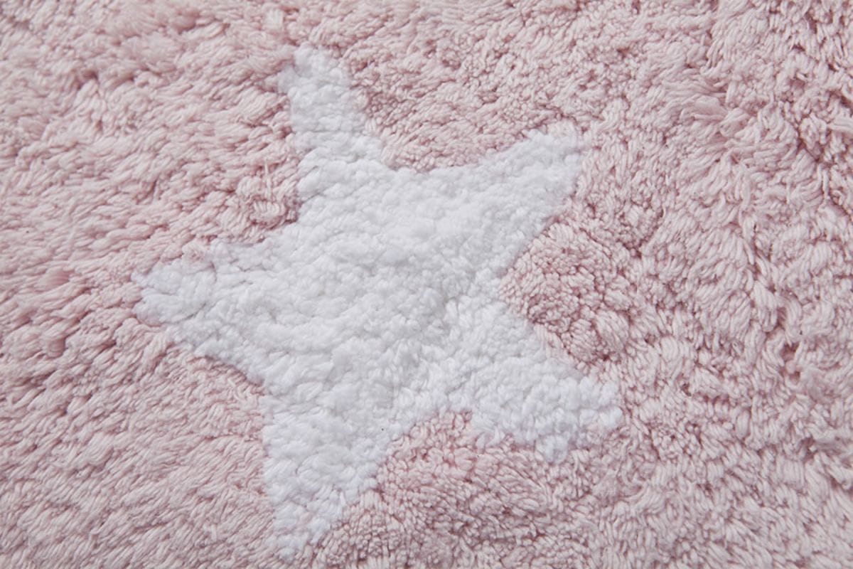 Lorena Canals Round Rug - Sky - Pink (4' 8") - C-10001