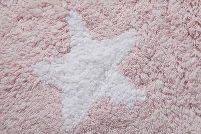 Lorena Canals Round Rug - Sky - Pink (4' 8") - C-10001