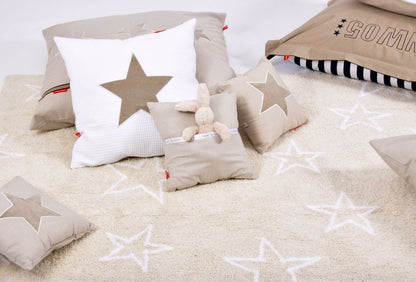 Lorena Canals Silhouette Stars Rug - Beige (4' x 5' 3") - C-44408