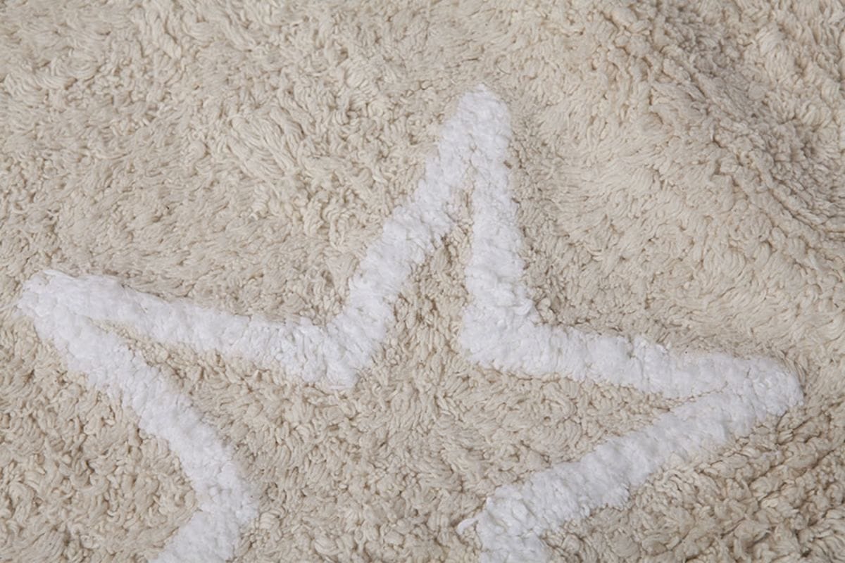 Lorena Canals Silhouette Stars Rug - Beige (4' x 5' 3") - C-44408