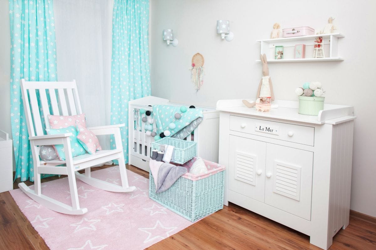 Lorena Canals Silhouette Stars Rug - Pink (4' x 5' 3") - C-44401