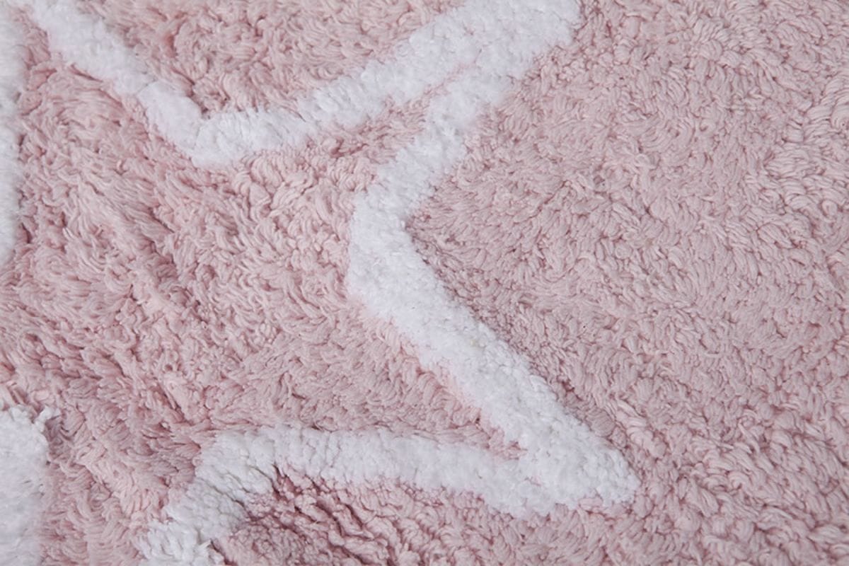 Lorena Canals Silhouette Stars Rug - Pink (4' x 5' 3") - C-44401