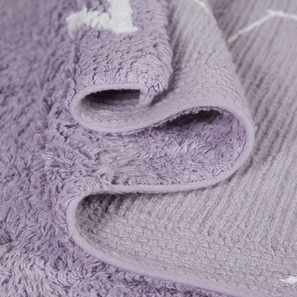 Lorena Canals Silhouette Stars Rug - Purple (4' x 5' 3") - C-44409