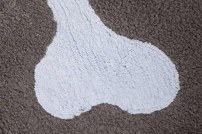 Lorena Canals Skull Rug - Grey/Blue (4' 8" x 6' 7") - C-SK-ADG