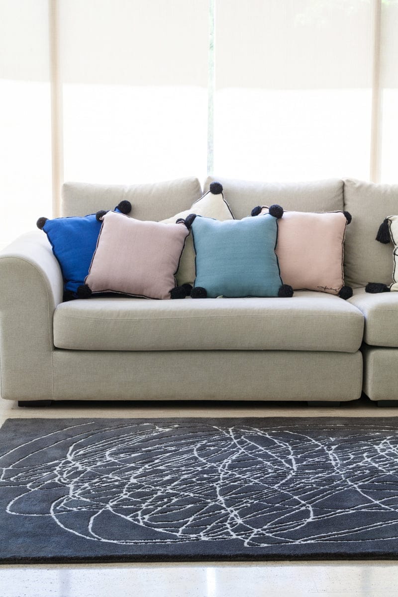 Lorena Canals Square Cushion - Vintage Nude (1' 4'' x 1' 4'') - SC-SQUAR-VINTNU