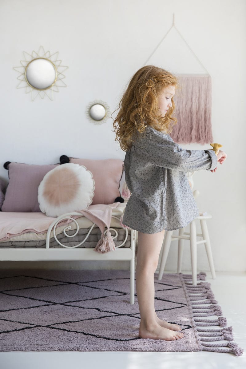 Lorena Canals Square Cushion - Wood Rose (1' 4'' x 1' 4'') - SC-SQUAR-WOOD