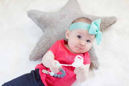 Lorena Canals Star Cushion - Light Grey (1'9" x 1'9") - SC-ST-LGR