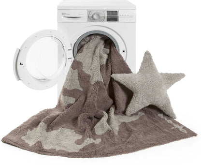 Lorena Canals Star Cushion - Light Grey (1'9" x 1'9") - SC-ST-LGR