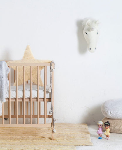 Lorena Canals Star Cushion - Vanilla (1'9" x 1'9") - SC-ST-V