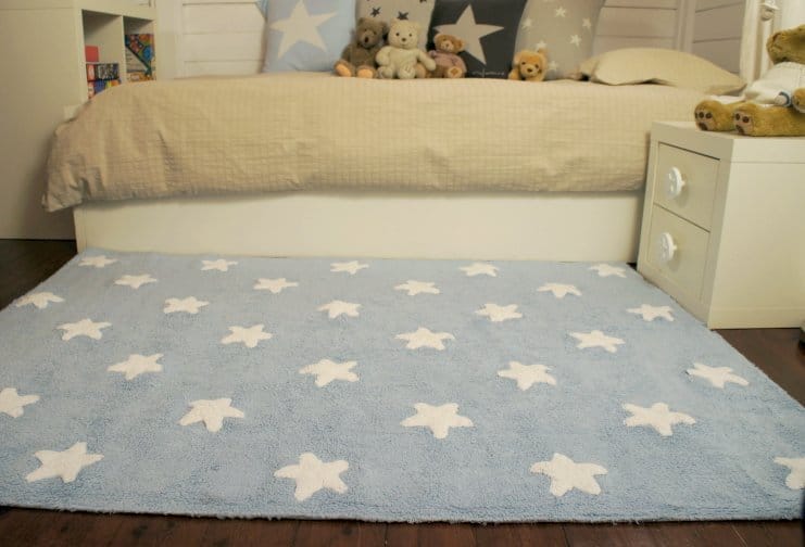 Lorena Canals Stars Rug - Blue (4' x 5' 3") - C-A-SW