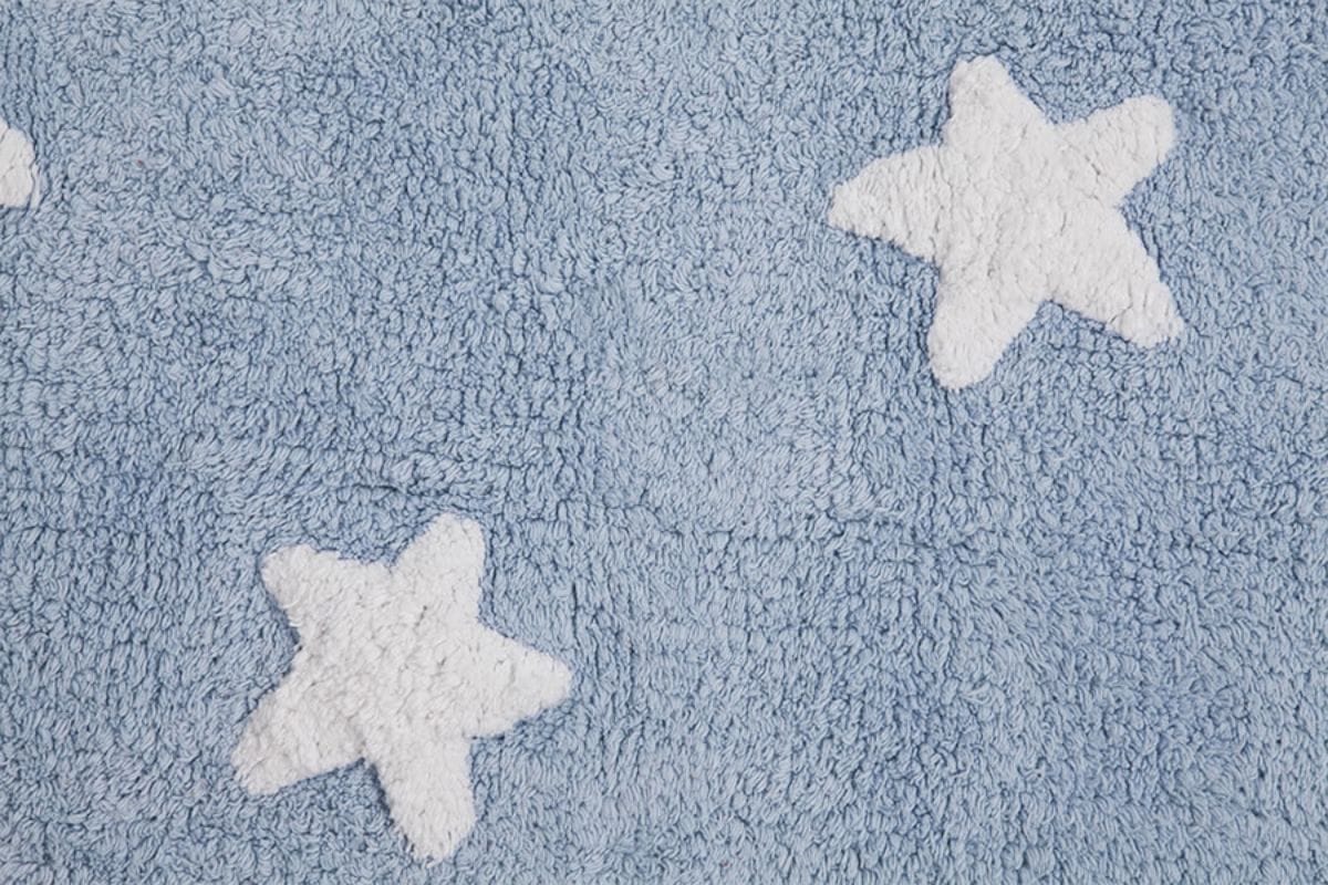 Lorena Canals Stars Rug - Blue (4' x 5' 3") - C-A-SW