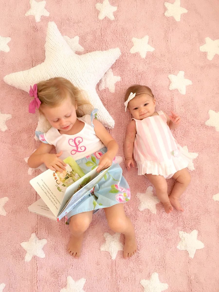 Lorena Canals Stars Rug - Pink (4' x 5' 3") - C-R-SW