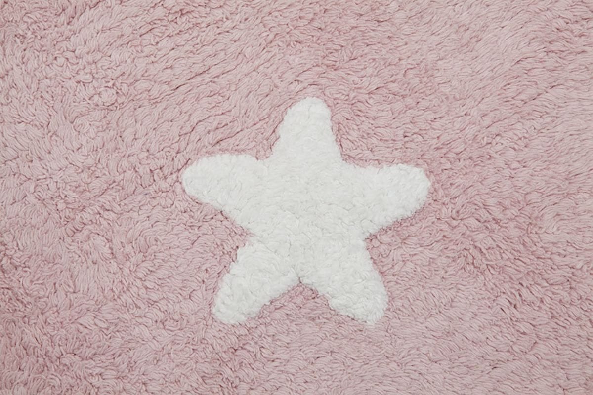 Lorena Canals Stars Rug - Pink (4' x 5' 3") - C-R-SW