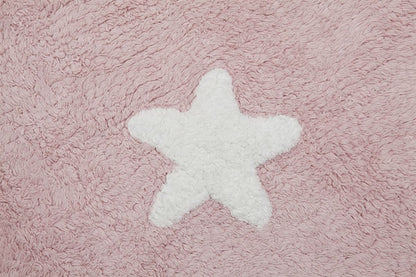 Lorena Canals Stars Rug - Pink (4' x 5' 3") - C-R-SW