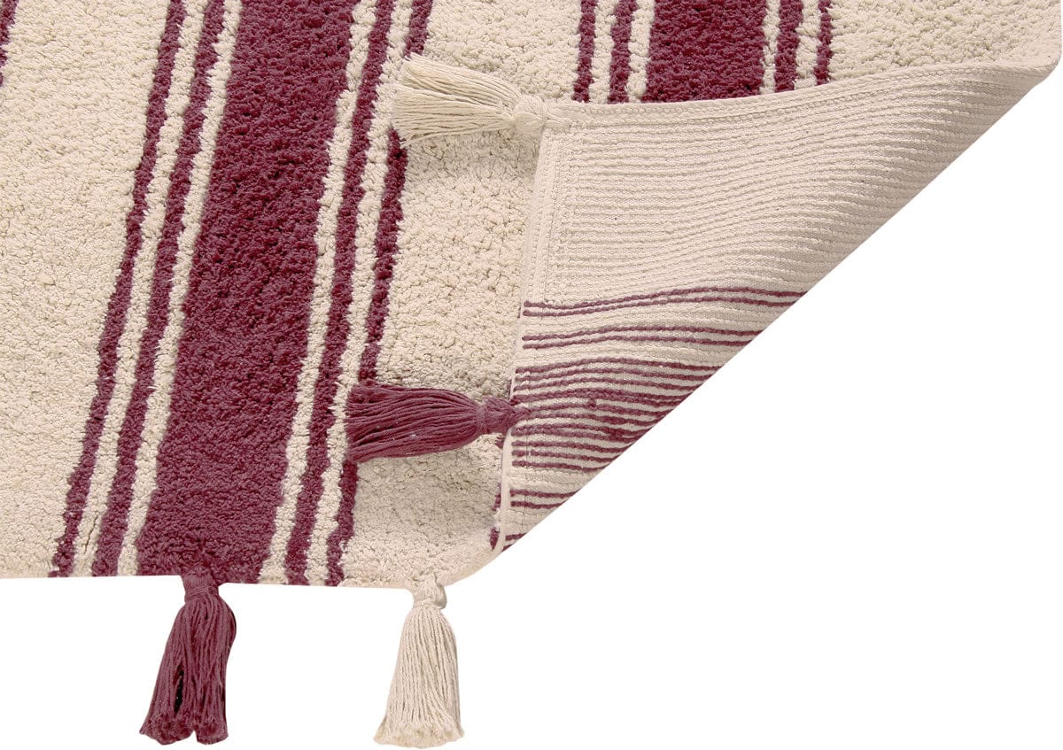 Lorena Canals Stripes Rug - Marsala (4' x 5' 3") - C-ST-MARSALA