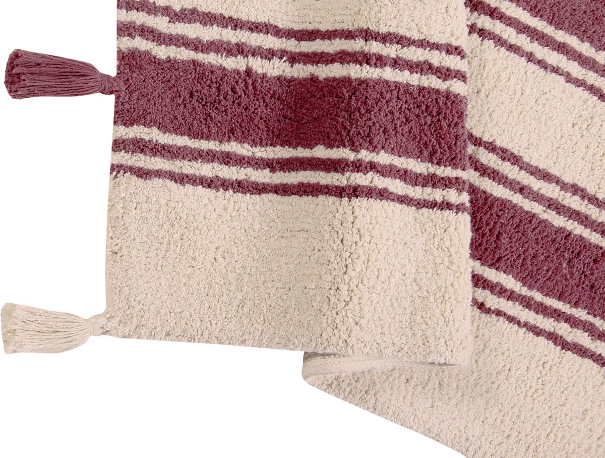 Lorena Canals Stripes Rug - Marsala (4' x 5' 3") - C-ST-MARSALA