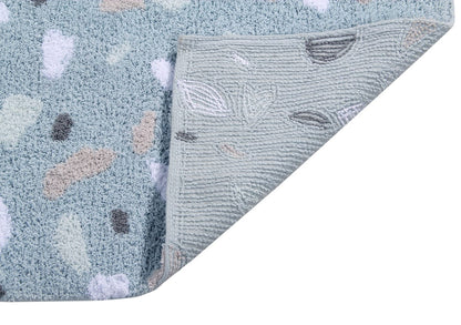 Lorena Canals Terrazzo Rug - Aquamarine (4' 7'' x 6' 7'') - C-TERRA-AQUA