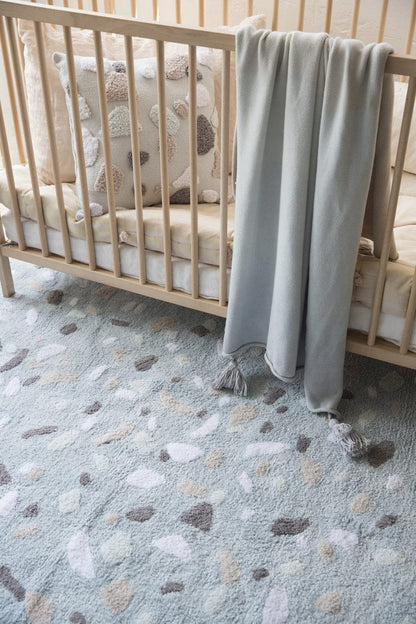 Lorena Canals Terrazzo Rug - Aquamarine (4' 7'' x 6' 7'') - C-TERRA-AQUA