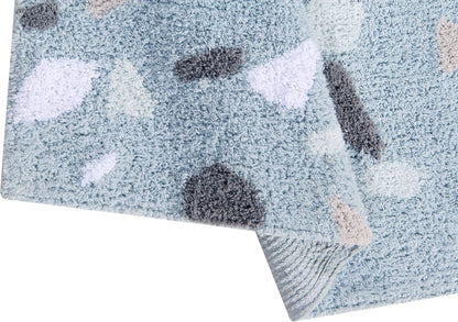 Lorena Canals Terrazzo Rug - Aquamarine (4' 7'' x 6' 7'') - C-TERRA-AQUA