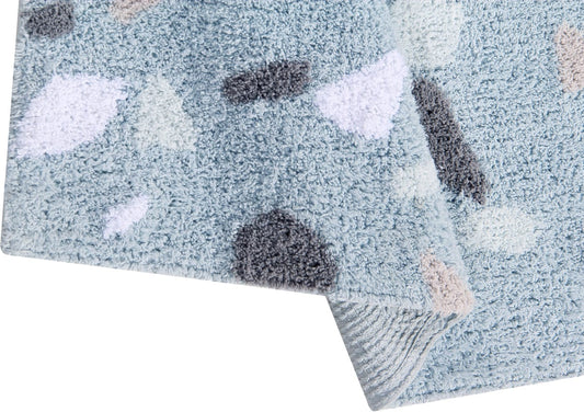 Lorena Canals Terrazzo Rug - Aquamarine (4' 7'' x 6' 7'') - C-TERRA-AQUA