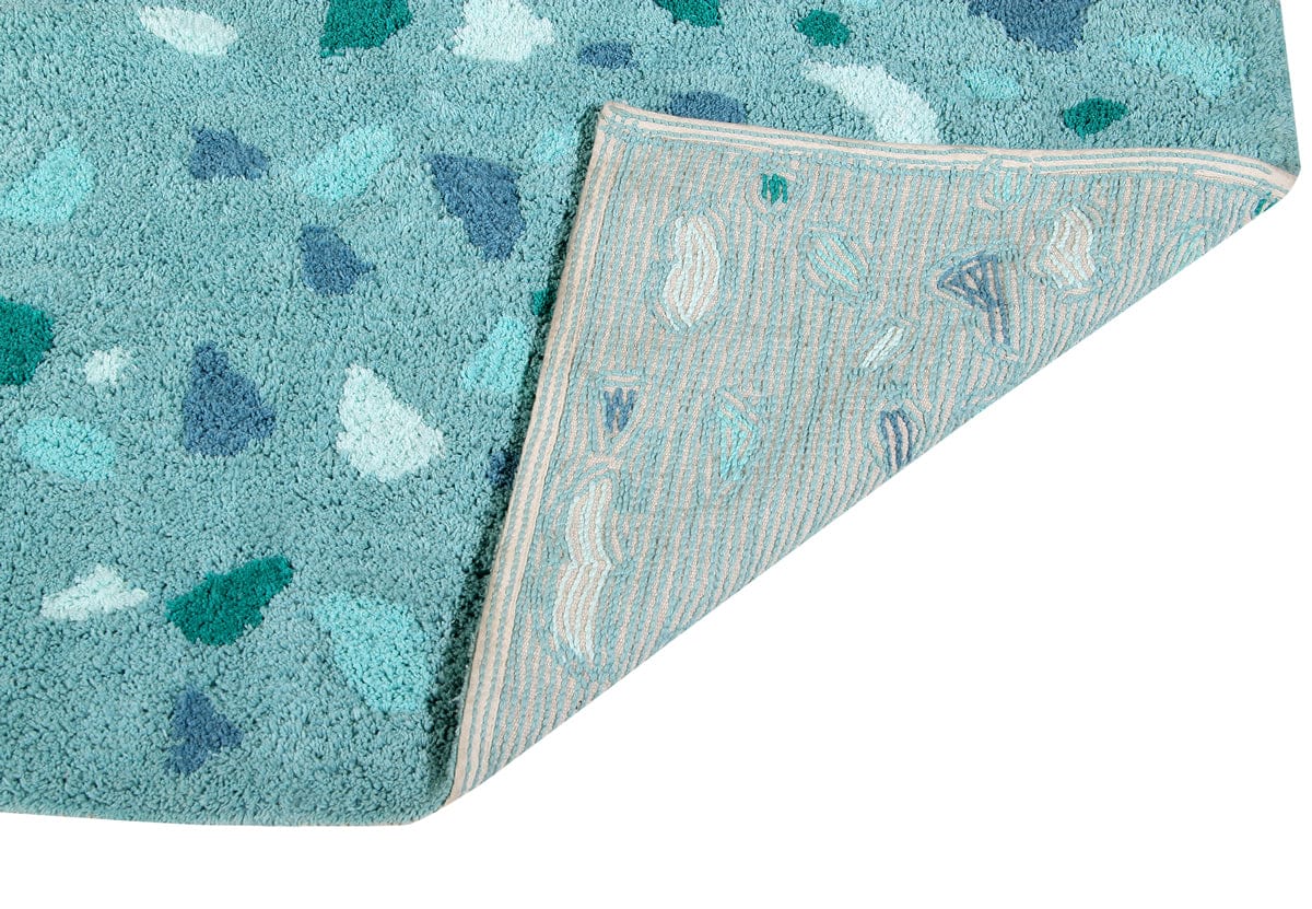Lorena Canals Terrazzo Rug - Emerald (4' 7'' x 6' 7'') - C-TERRA-EMER