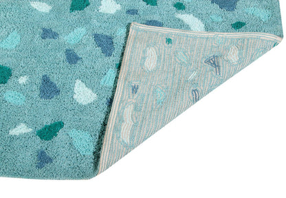 Lorena Canals Terrazzo Rug - Emerald (4' 7'' x 6' 7'') - C-TERRA-EMER